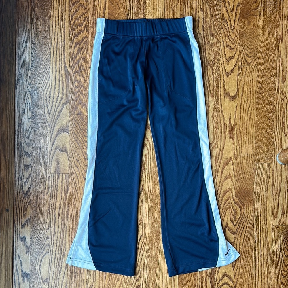Kids Nike Dri-Fit Navy and White Athletic Pants, Size Small